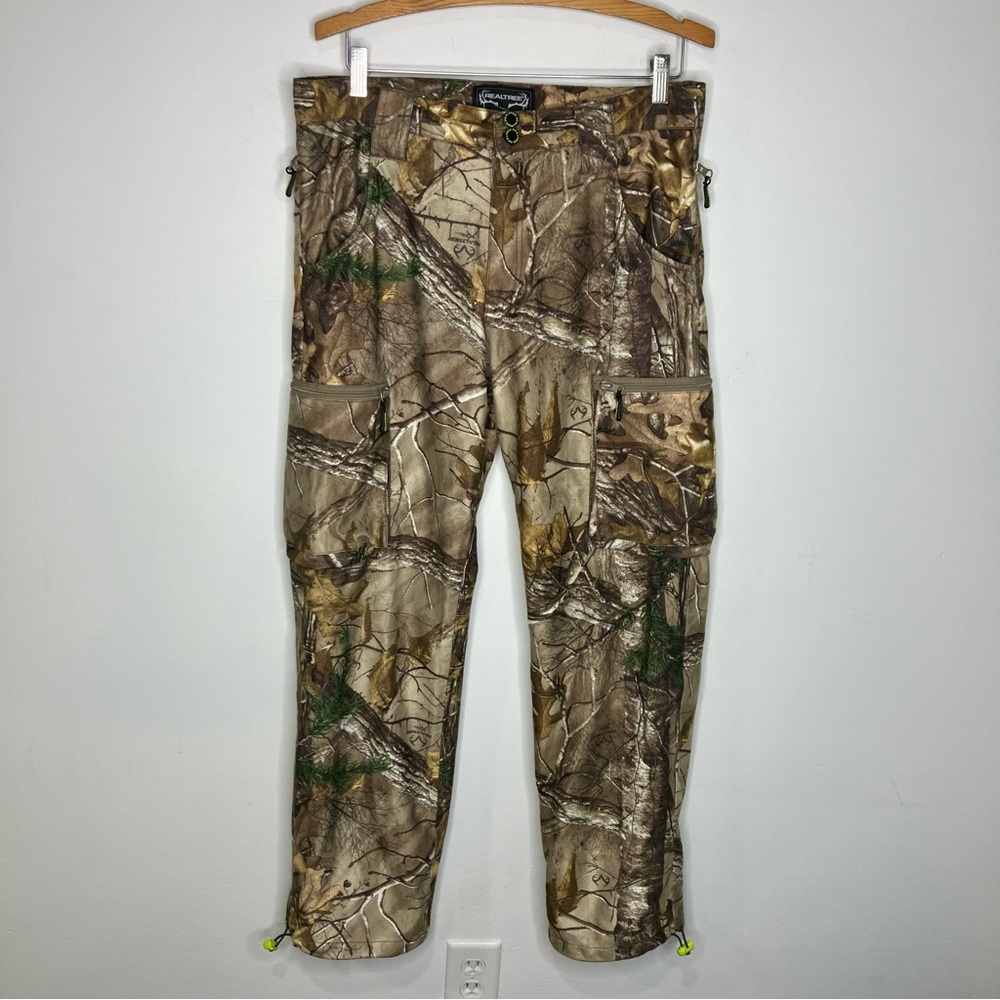 Realtree leaves wood camouflage‎ hunting pants men’s size 32-24 water resistant